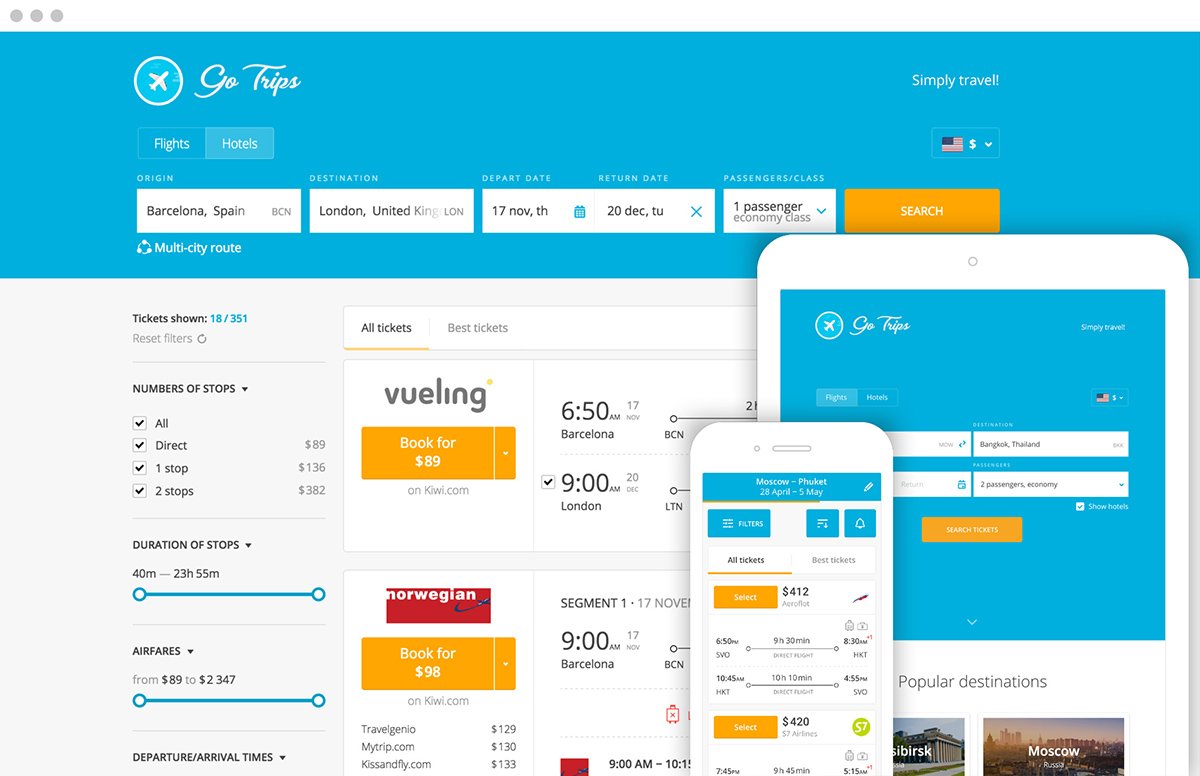 Antares Code Studio GO Trips! project